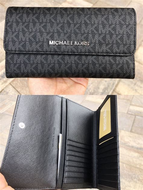 black silver michael kors wallet|Michael Kors Wallet price.